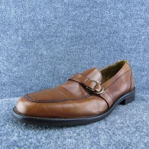 Bostonian Men Loafer‎ Shoes Brown Leather Slip On Size 10 Medium